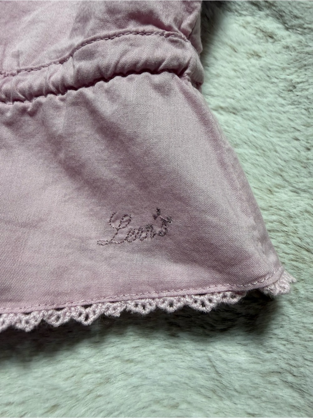 Levi's Pink Lace-Trim Sleeveless Button Front Camisole - Picture 2 of 8